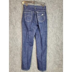 Vintage Chic Jeans Womens Dark Wash Denim High Rise Short Length Women Sz‎ 11/12